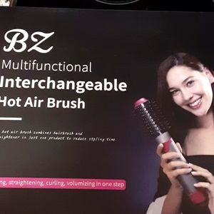 BZ Multifunctional interchangeable one step Hot Air Brush straightener New …